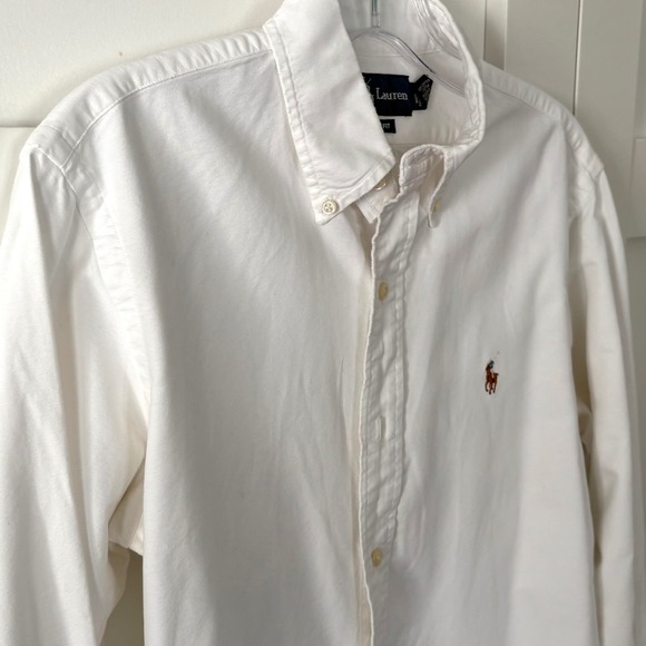 Ralph Lauren Men's White Cotton Button Down Shirt in Size S - Picture 5 of 12